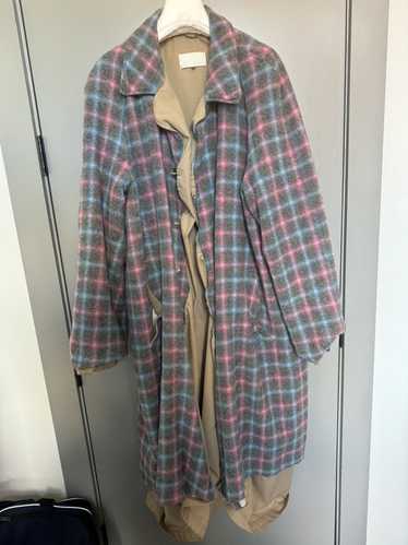 Maison Margiela Pendleton Plaid Trench Coat