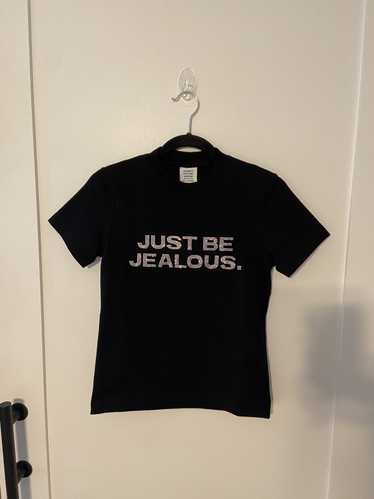 Vetements Vetements ‘Just Be Jealous’ Crystal Embe