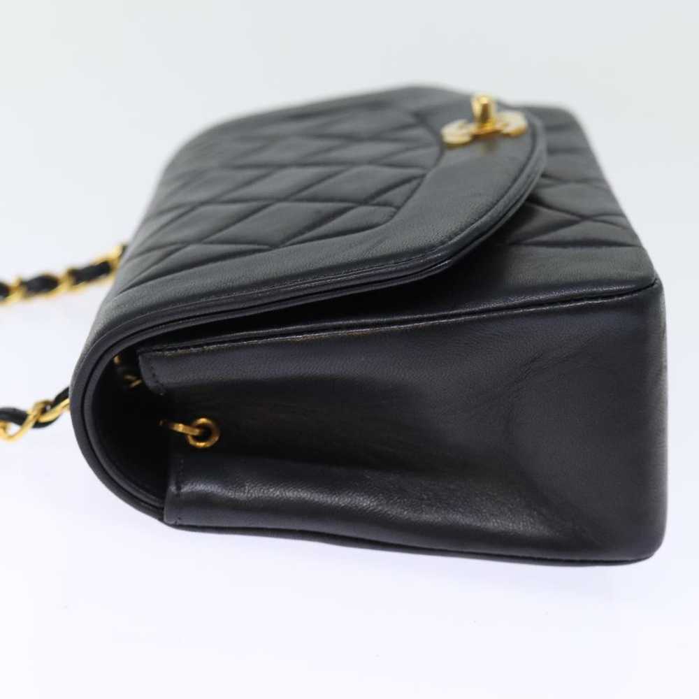 Chanel Diana Black Leather Shoulder Bag (Pre-Owne… - image 12