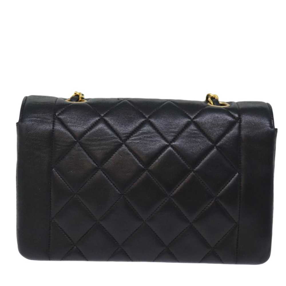 Chanel Diana Black Leather Shoulder Bag (Pre-Owne… - image 2