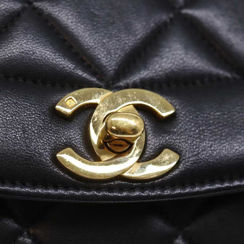 Chanel Diana Black Leather Shoulder Bag (Pre-Owne… - image 9