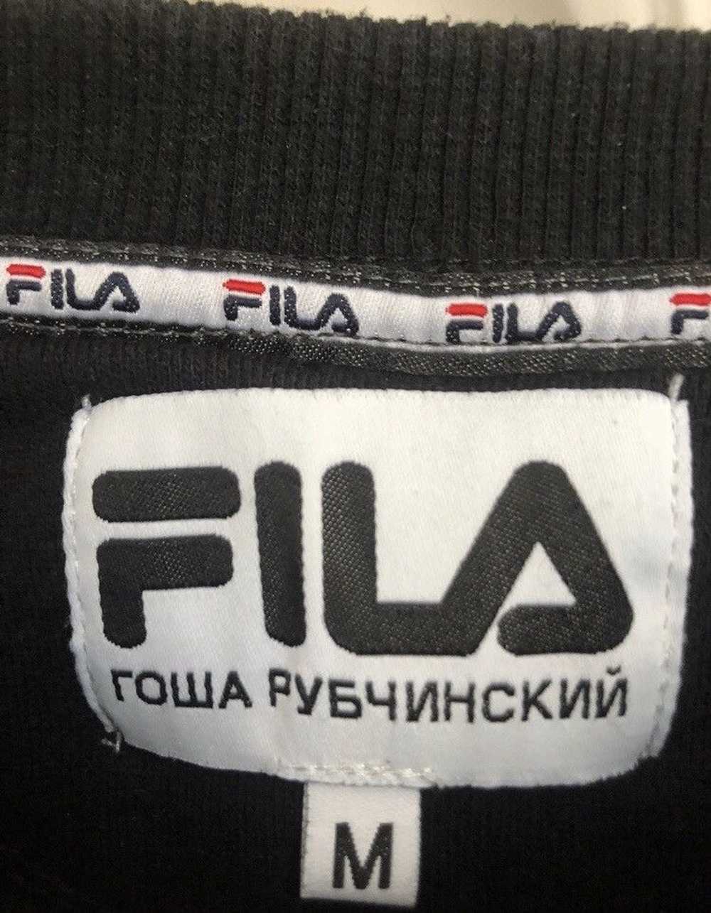 Fila × Gosha Rubchinskiy Black Crewneck SS17 GOSH… - image 2