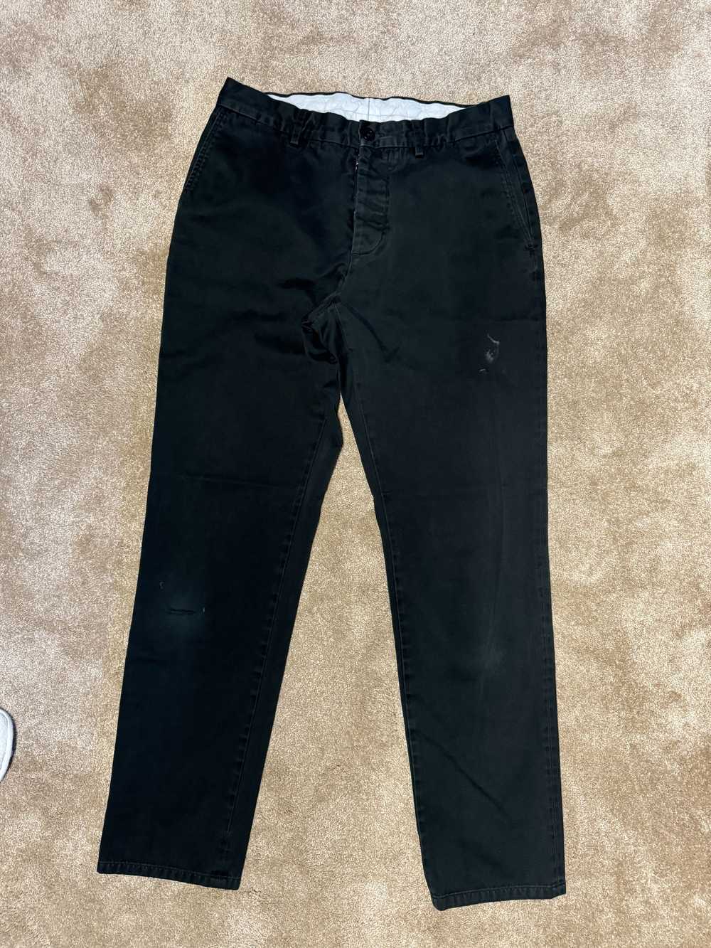 Maison Margiela Margiela cotton chinos in black - image 1