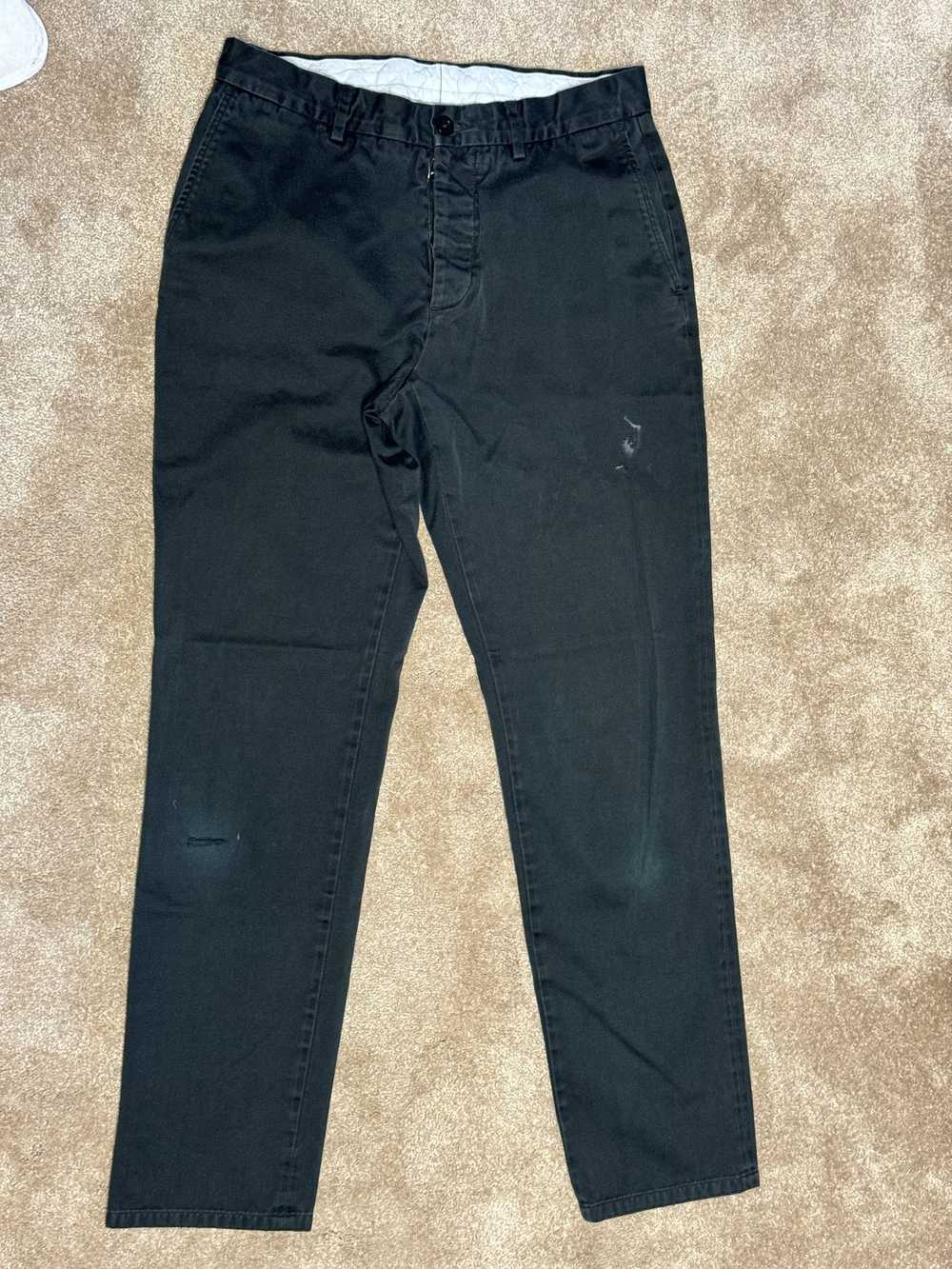 Maison Margiela Margiela cotton chinos in black - image 9