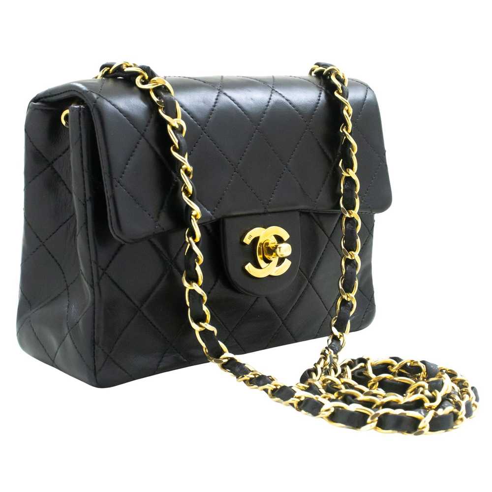 Chanel Timeless Black Leather Shoulder Bag (Pre-O… - image 1