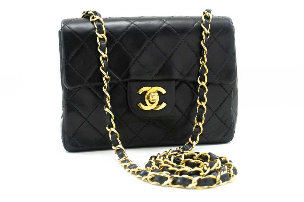 Chanel Timeless Black Leather Shoulder Bag (Pre-O… - image 4