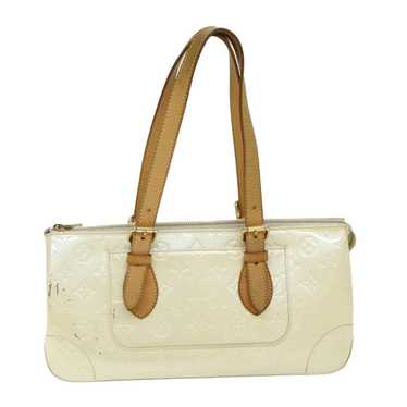 Louis Vuitton Rosewood White Patent Leather Handba