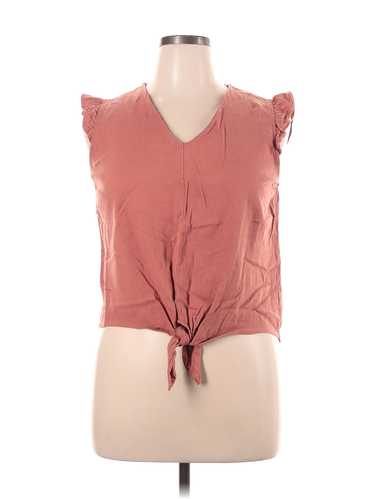 Monteau Women Pink Sleeveless Blouse XL