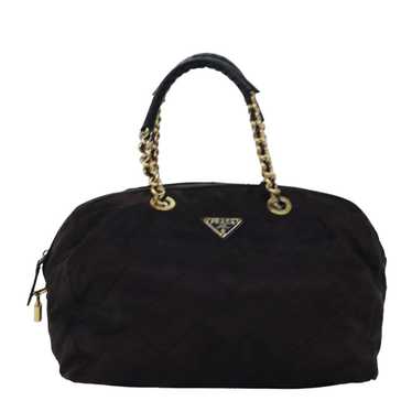 Prada Tessuto Black Synthetic Handbag (Pre-Owned)