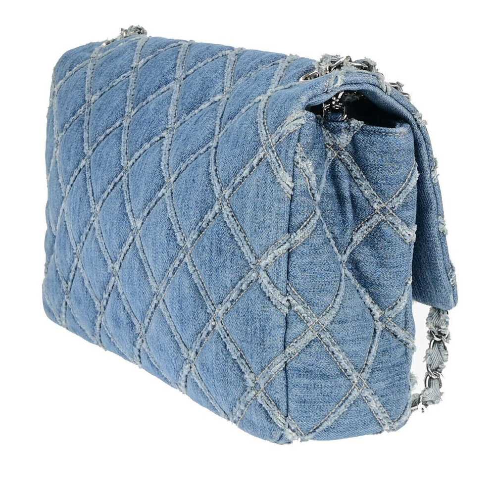 Chanel Timeless Blue Denim - Jeans Shoulder Bag (… - image 11