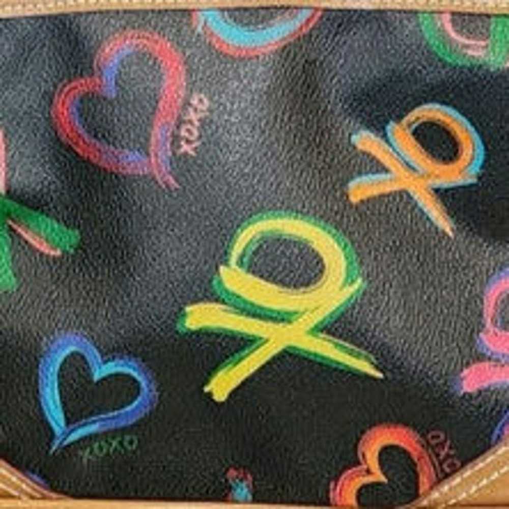 XoXo Vintage Mini Rainbow Monogram Shoulder Bag Y… - image 2