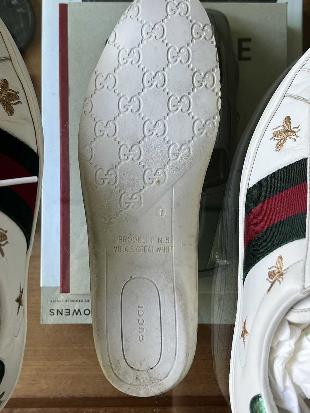 Gucci Gucci - Ace Low Top Sneaker (Embroidered Be… - image 12