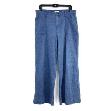 Wmns EVEREVE Blue Lightweight Denim Wide Leg Crop… - image 1