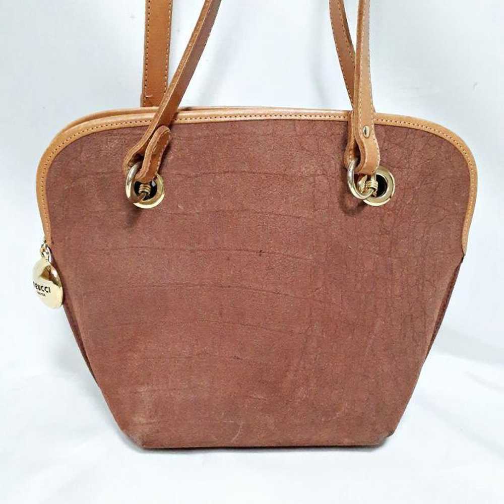 meucci Italian-made leather shoulder bag. - image 2