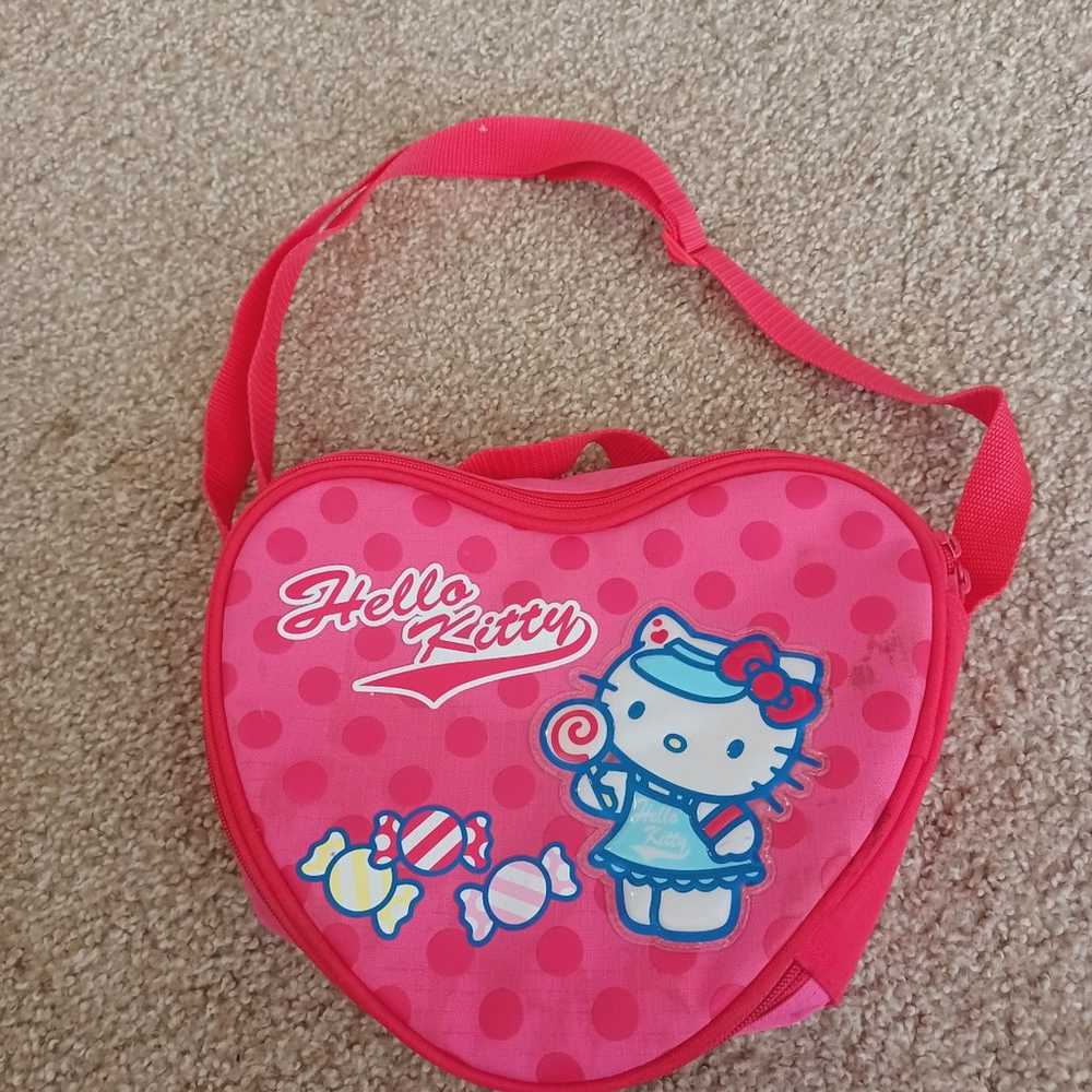 Vintage 2004 Sanrio Hello Kitty Heart Thermo bag … - image 1