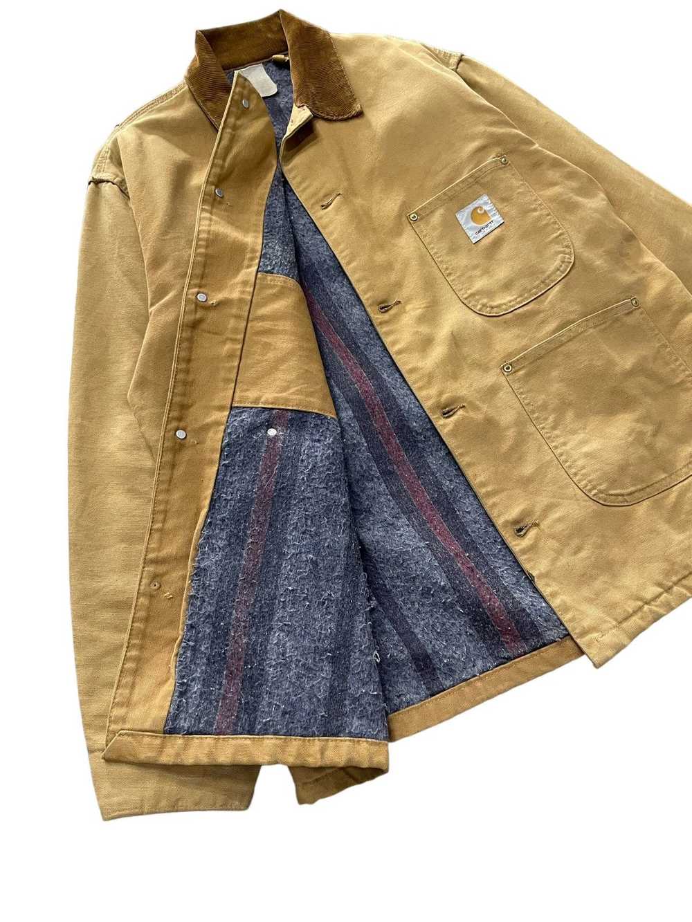 Carhartt × Vintage 80s Vintage Carhartt Blanked L… - image 3