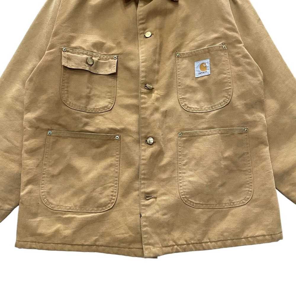 Carhartt × Vintage 80s Vintage Carhartt Blanked L… - image 9