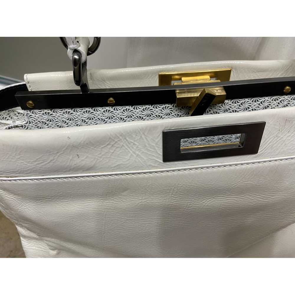 Fendi Peekaboo patent leather tote - image 7