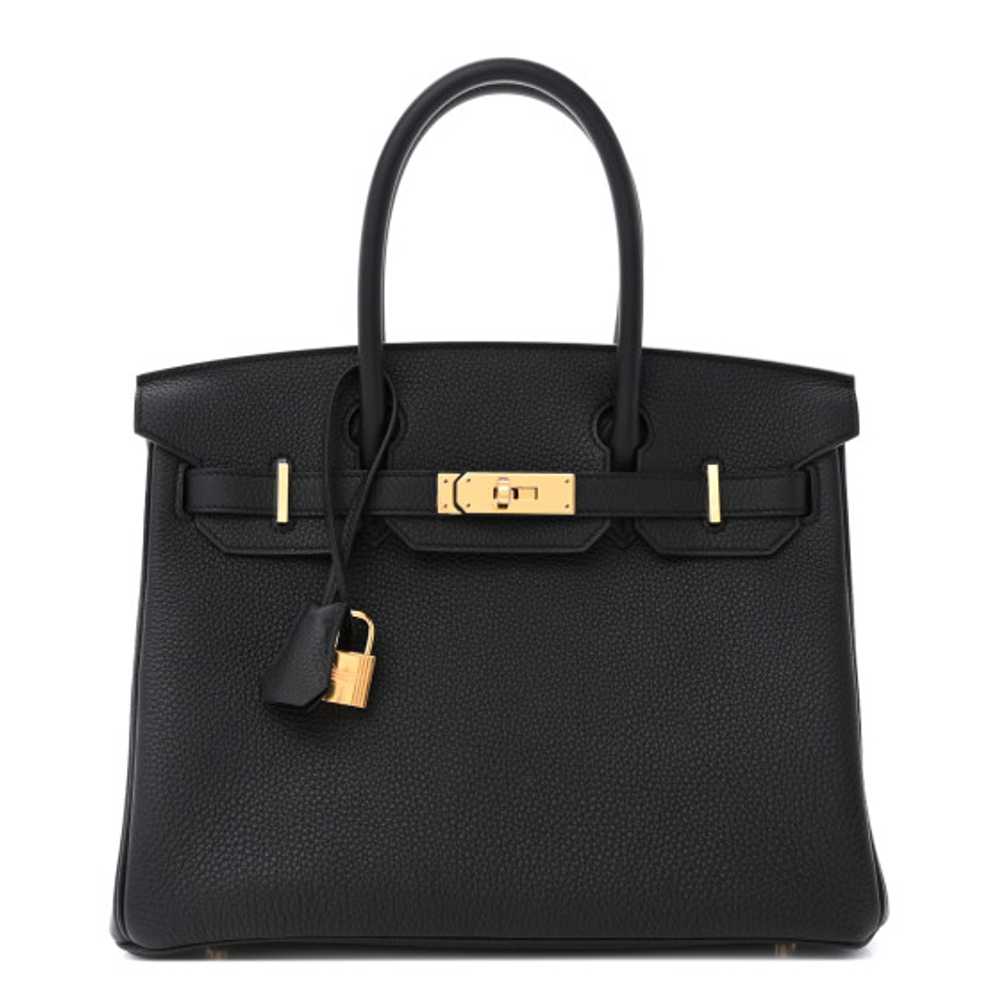 HERMES Togo Birkin 30 Black - image 1