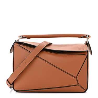 LOEWE Calfskin Small Puzzle Bag Tan - image 1