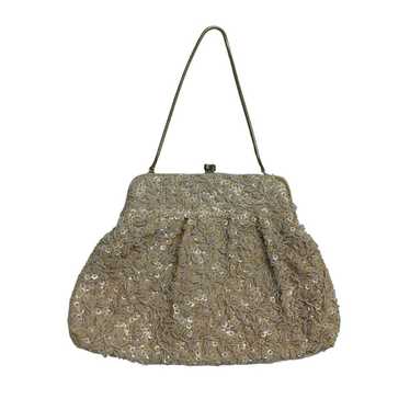 Vintage La Regale Beaded Purse Mini Bag Sequin Cr… - image 1