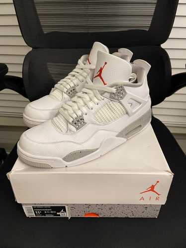 Jordan Brand × Nike × Streetwear Jordan 4 White O… - image 1