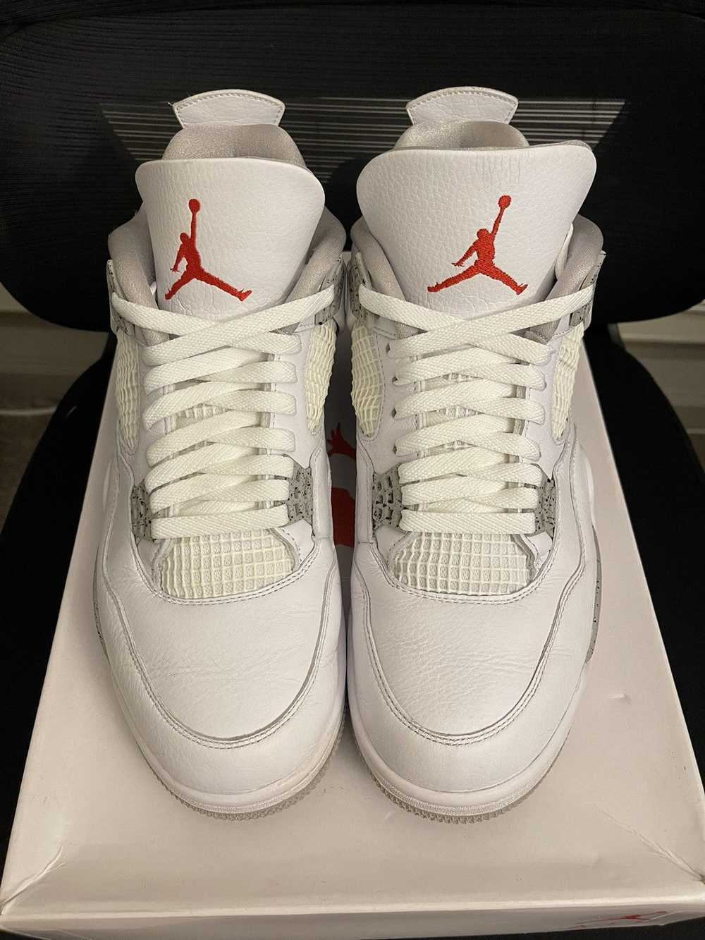 Jordan Brand × Nike × Streetwear Jordan 4 White O… - image 2