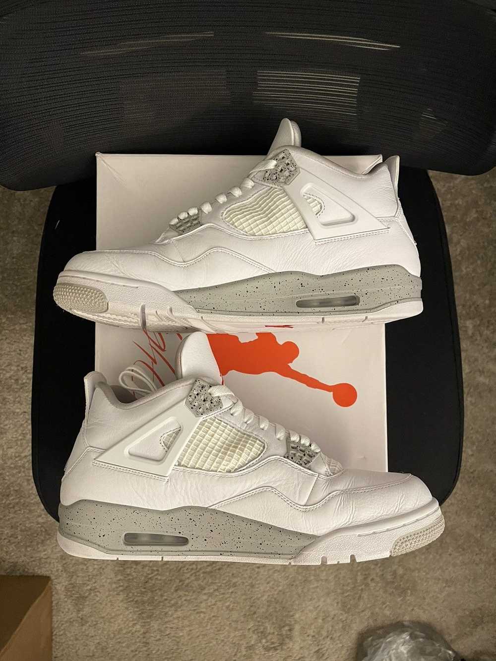 Jordan Brand × Nike × Streetwear Jordan 4 White O… - image 5