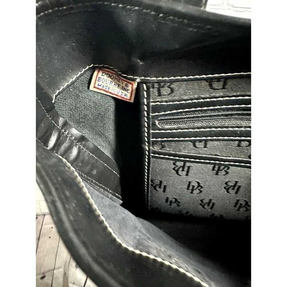 DOONEY & BOURKE LADIES BLACK SHOULDER BAG - VINTA… - image 8