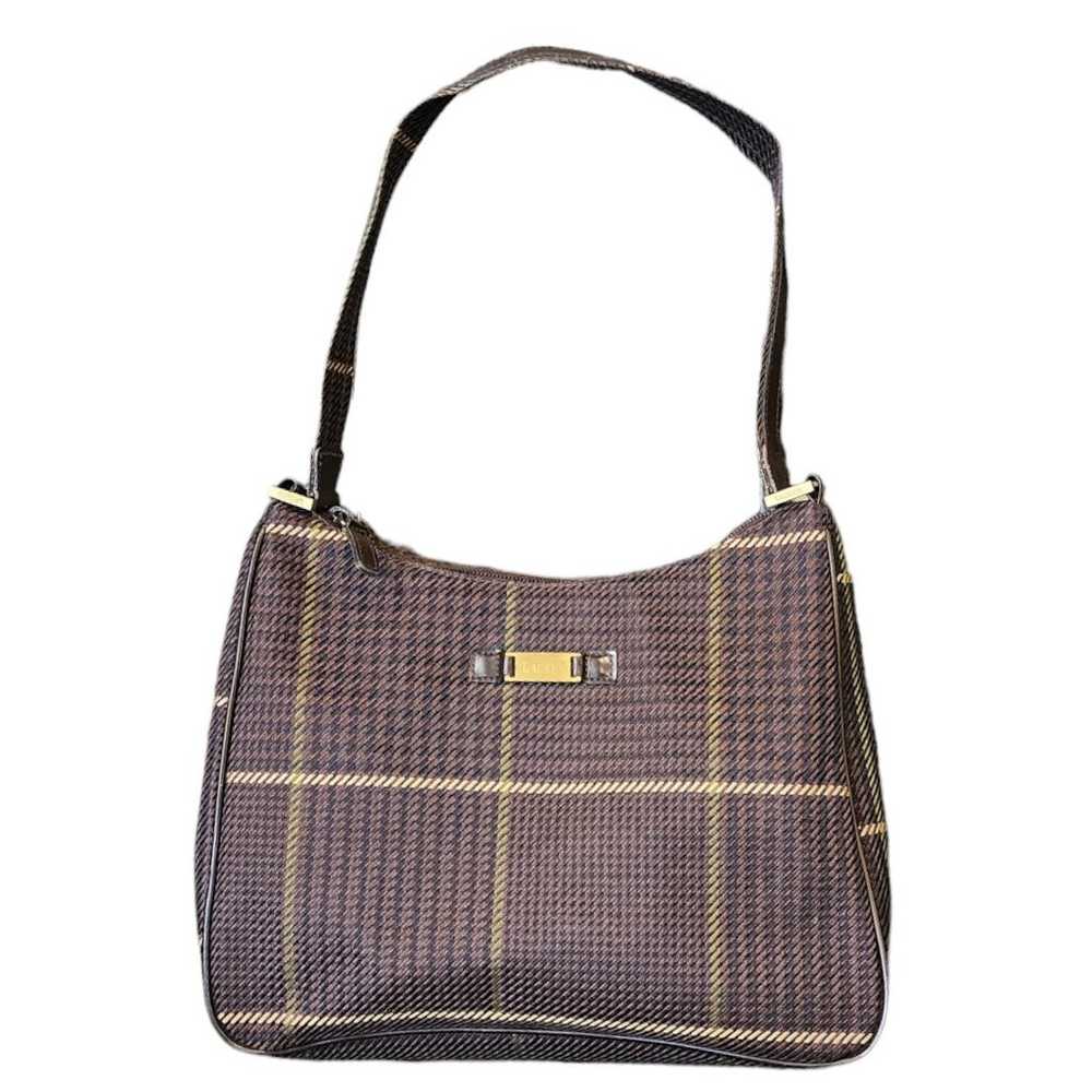 Vintage Ralph Lauren Brown Plaid Houndstooth Shou… - image 2