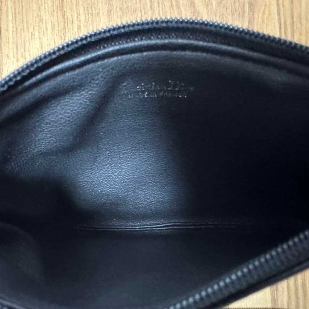 DIOR Cosmetic Pouch Black Dior Pouch Vintage Vint… - image 11