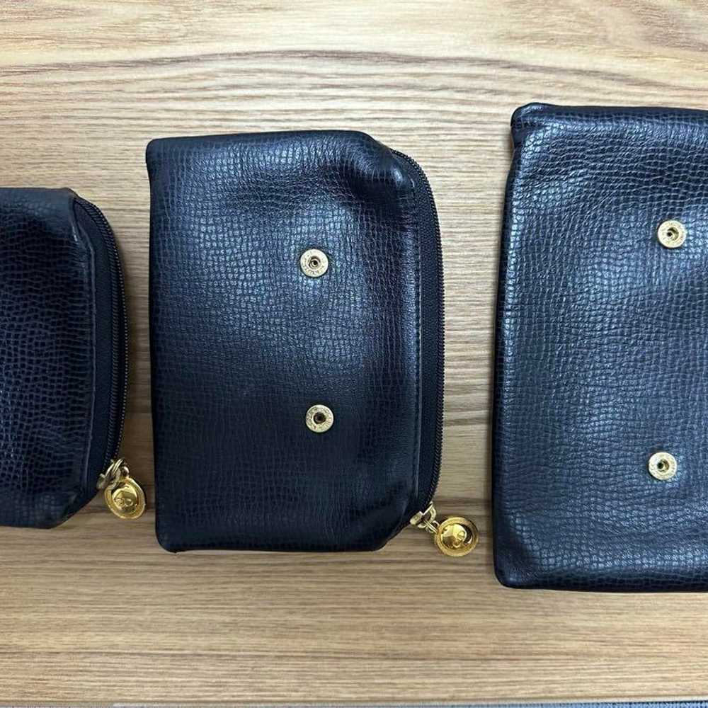 DIOR Cosmetic Pouch Black Dior Pouch Vintage Vint… - image 8