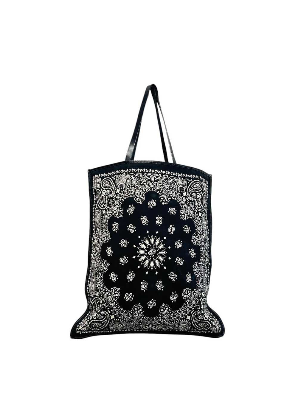 SAINT LAURENT/Tote Bag/OS/Paisley/BLK/Bandana Tote - image 1