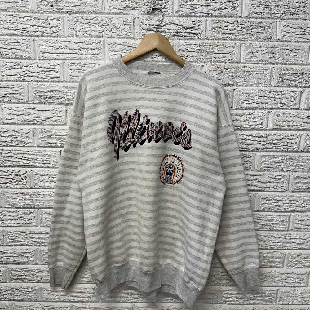 Vintage Vintage University of Illinois Sweatshirt… - image 2