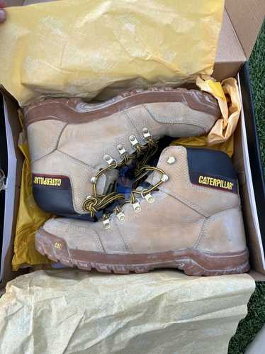 Caterpillar Tan Caterpillar steel toed boots men’… - image 1