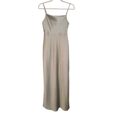 Anthropologie BHLDN Cali Satin Charmeuse Midi Dre… - image 1