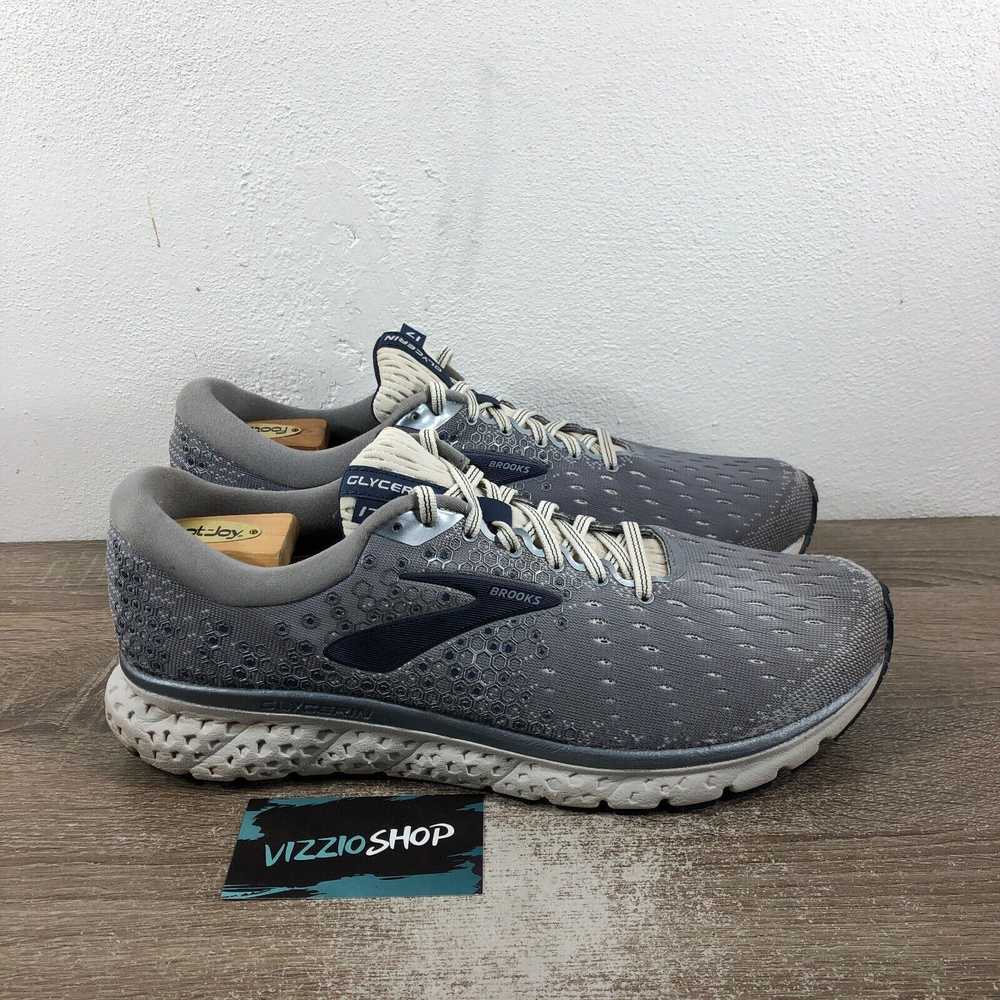 Brooks Brooks Glycerin 17 Gray Navy Men 11.5 D Me… - image 1