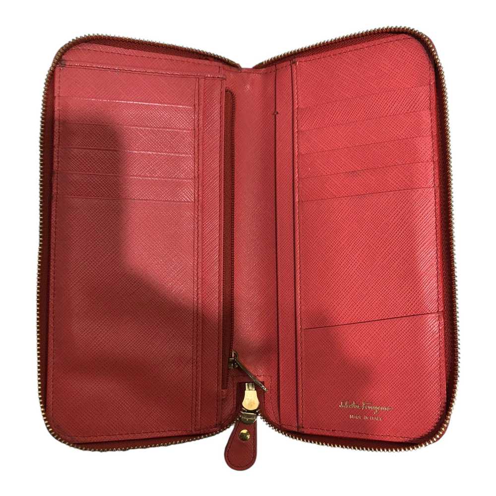 Salvatore Ferragamo/Bifold Wallet/Leather/RED/ - image 4