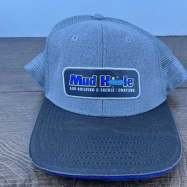 Other Mud Hole Hat Mud Hole Cap Snapback Hat Gray 