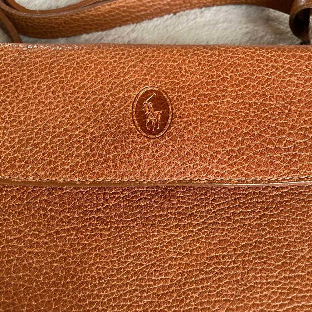 POLO RALPH LAUREN Vintage Leather Shoulder Bag - image 2