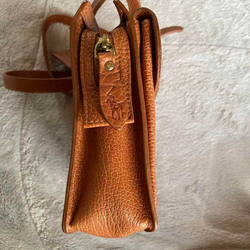 POLO RALPH LAUREN Vintage Leather Shoulder Bag - image 6