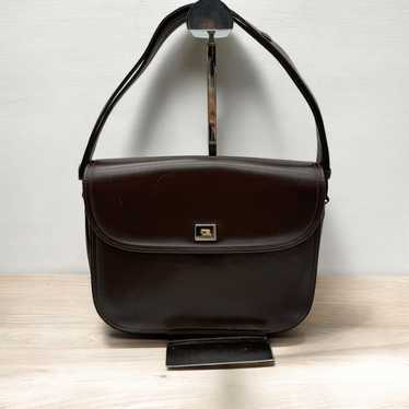 Shoulder bag, all leather, made in Japan, brown, … - image 1