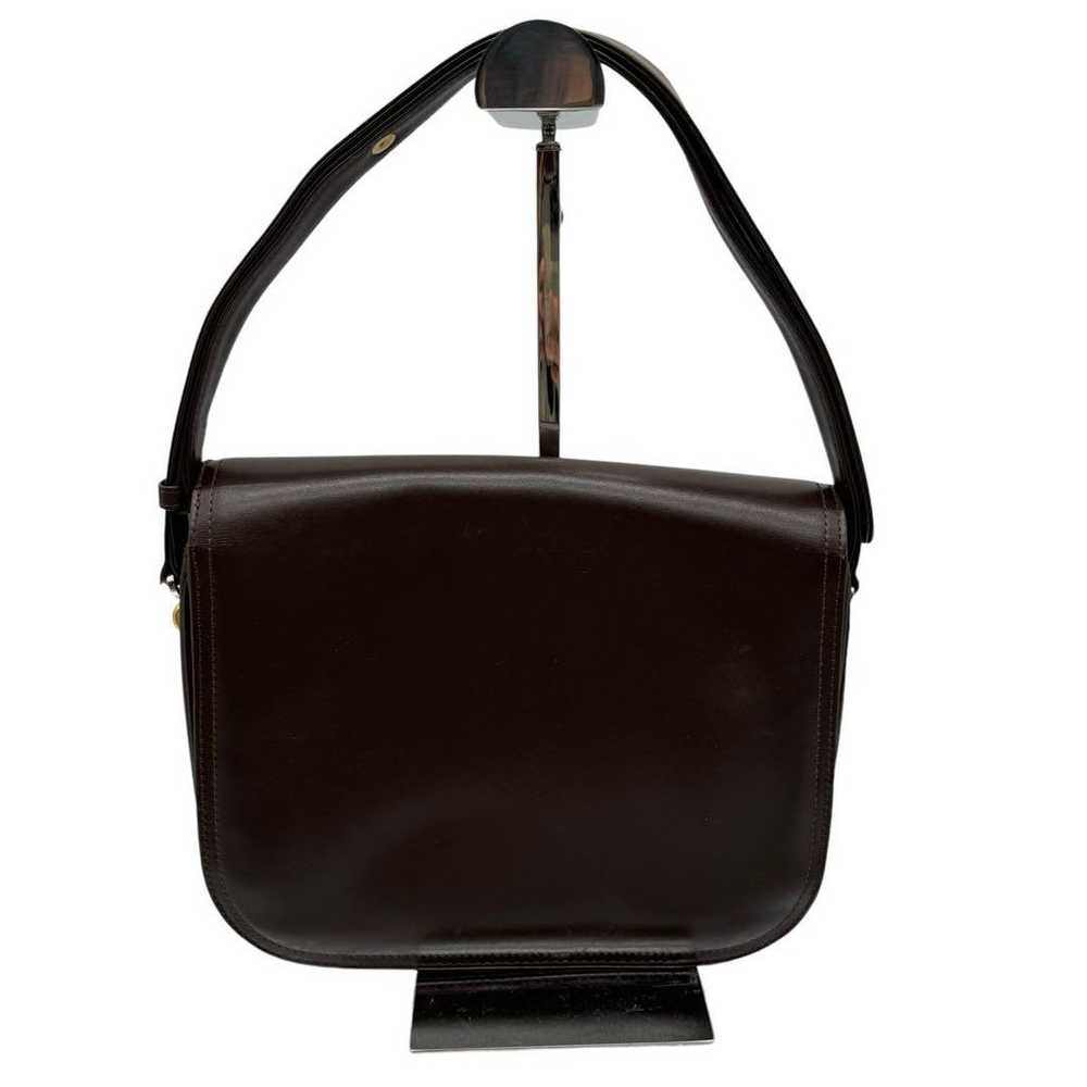 Shoulder bag, all leather, made in Japan, brown, … - image 3