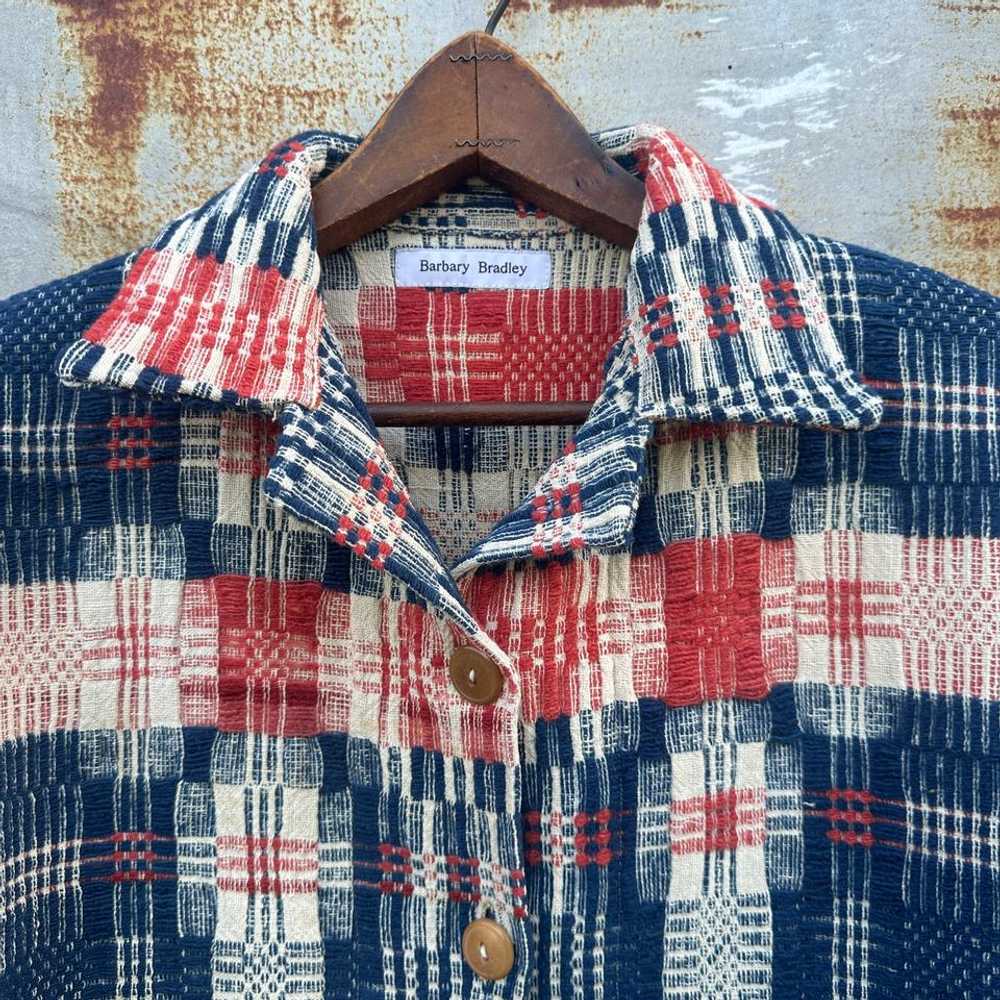 Handmade Antique Coverlet Chore Jacket (S) | Used… - image 2