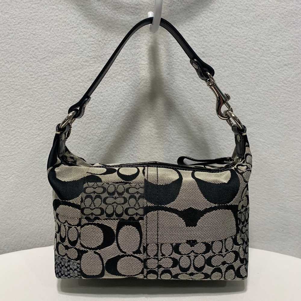 Coach Y2K Soho Signature Patchwork Top Handle Pou… - image 2