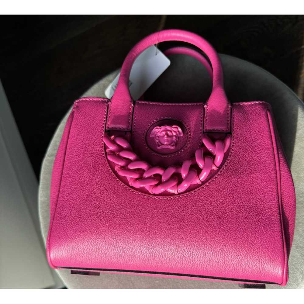 Versace La Medusa leather tote - image 10