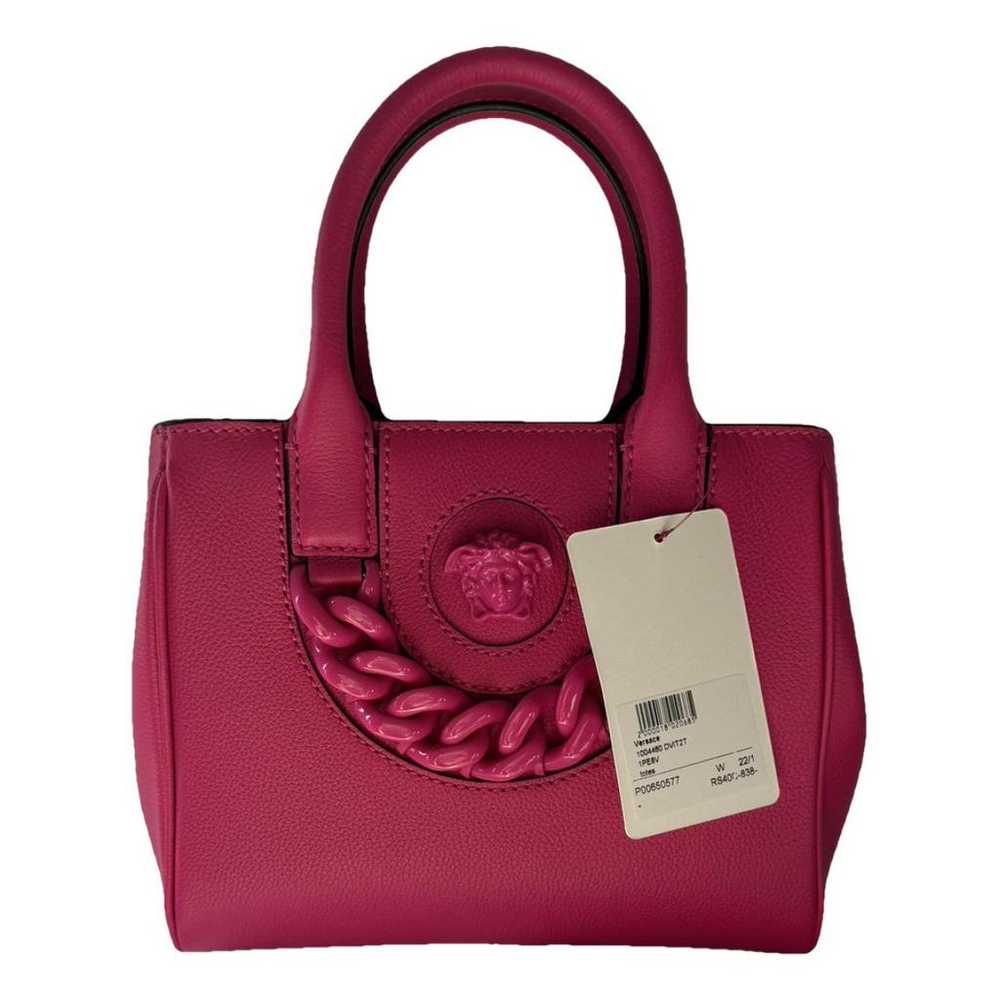 Versace La Medusa leather tote - image 1