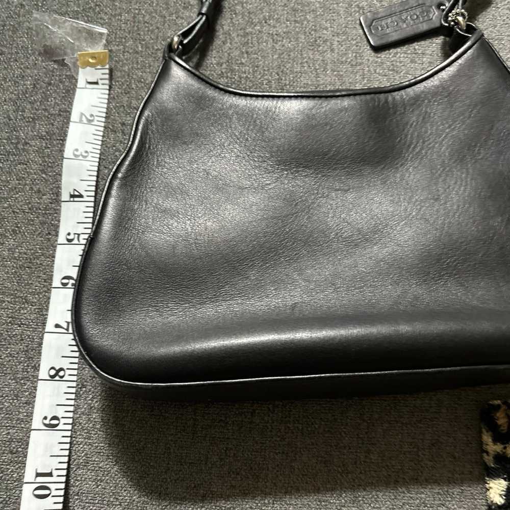 Vintage Coach Black Leather Bag 8319 - image 1