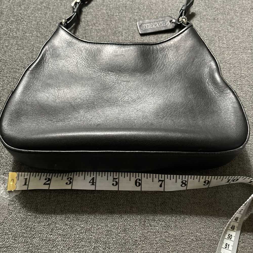 Vintage Coach Black Leather Bag 8319 - image 4