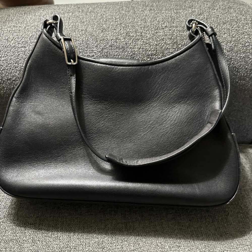 Vintage Coach Black Leather Bag 8319 - image 6